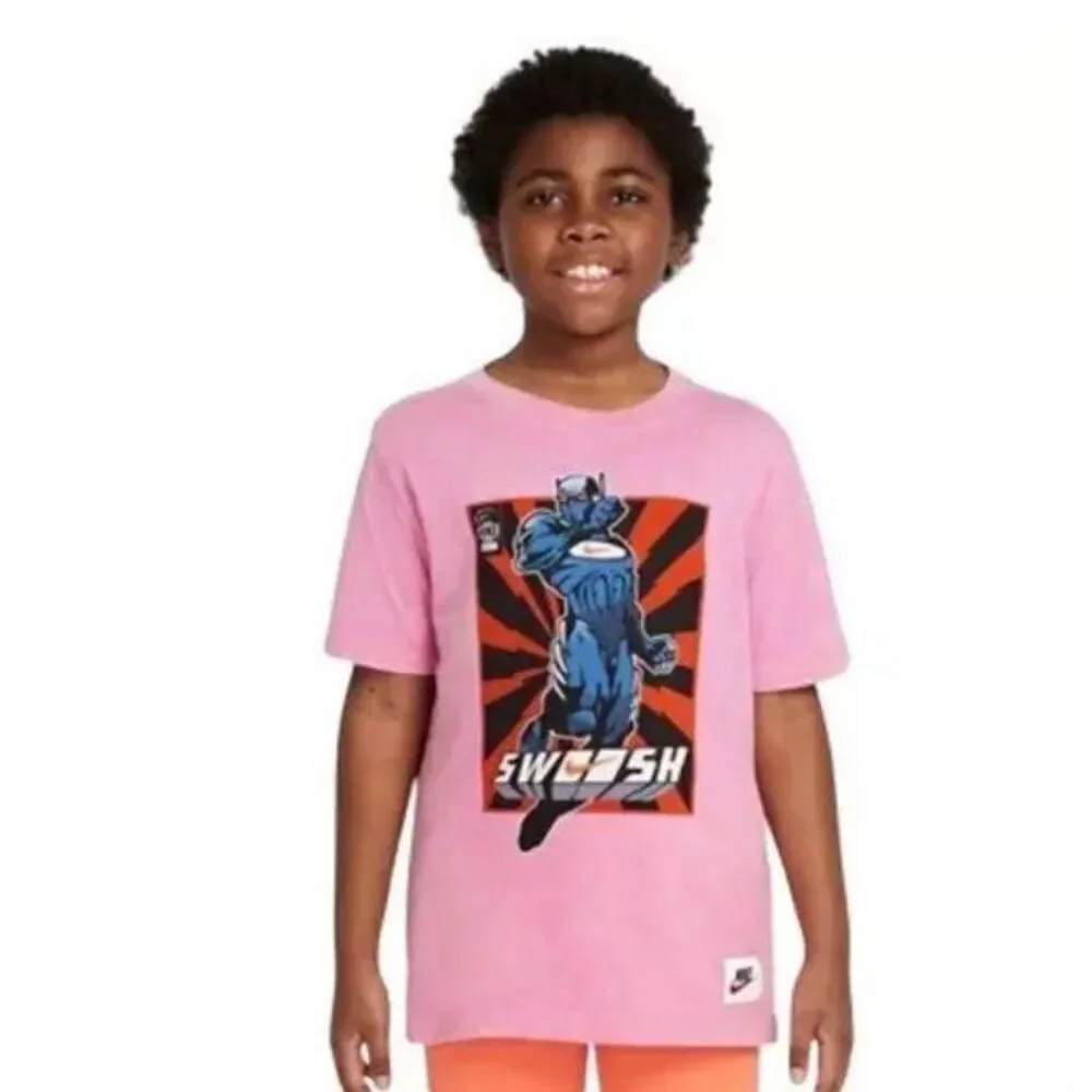 #608. Nike YOUTH Magic Flamingo Sportswear IYKYK Hero Short Sleeve Tee